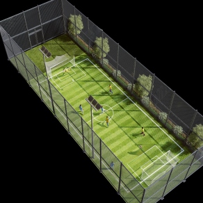 现代足球场3D模型下载